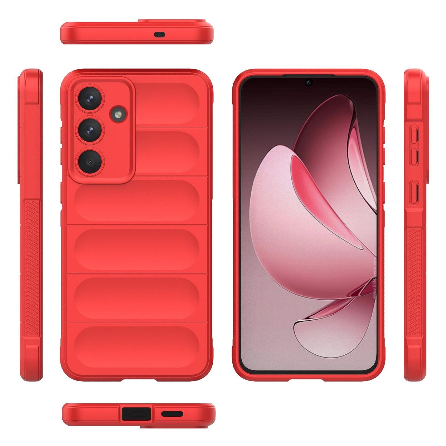 Samsung Galaxy S25 FE 5G Magic Shield TPU + Flannel Protective Phone Case Cover, Shockproof Scratch Resistant