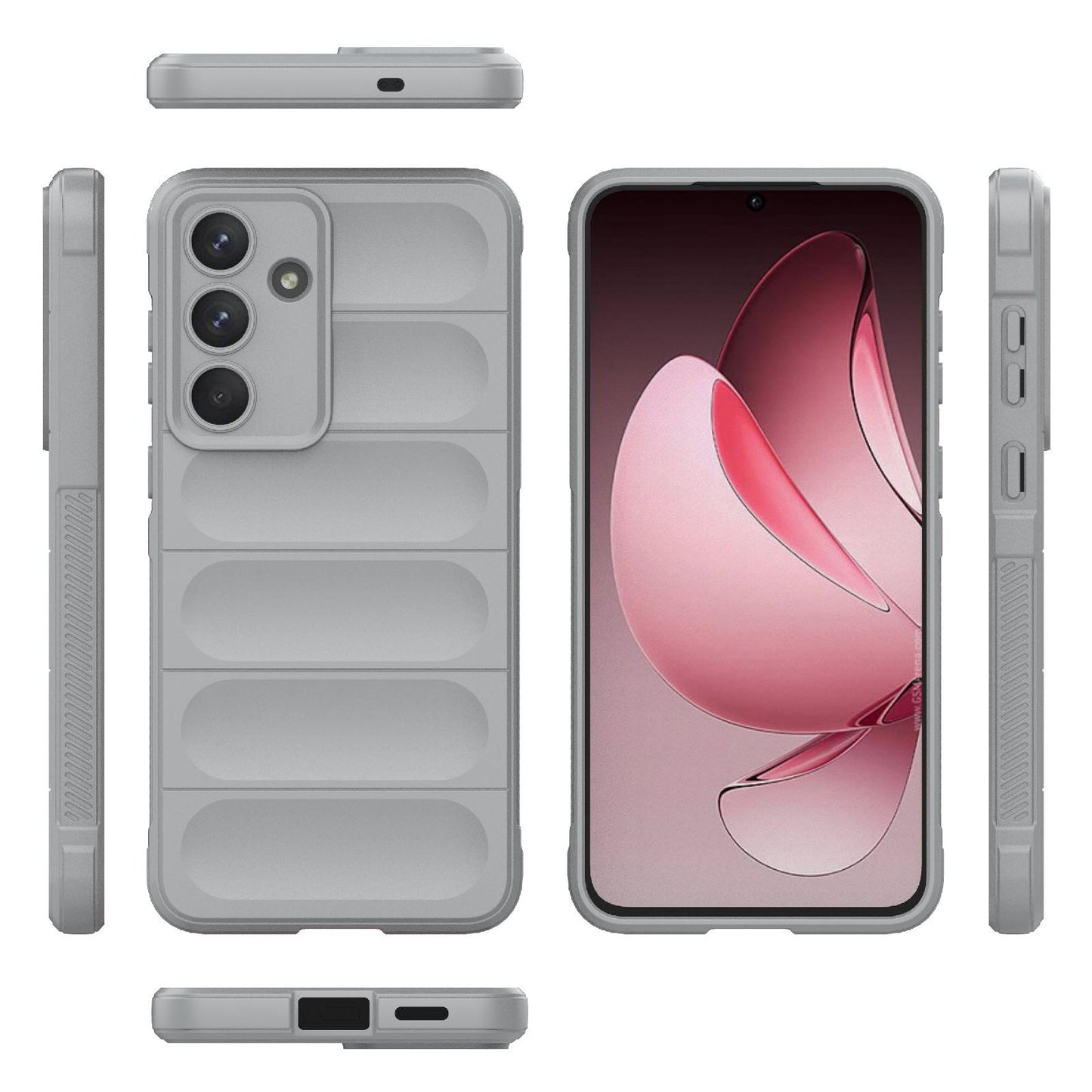 Samsung Galaxy S25 FE 5G Magic Shield TPU + Flannel Protective Phone Case Cover, Shockproof Scratch Resistant