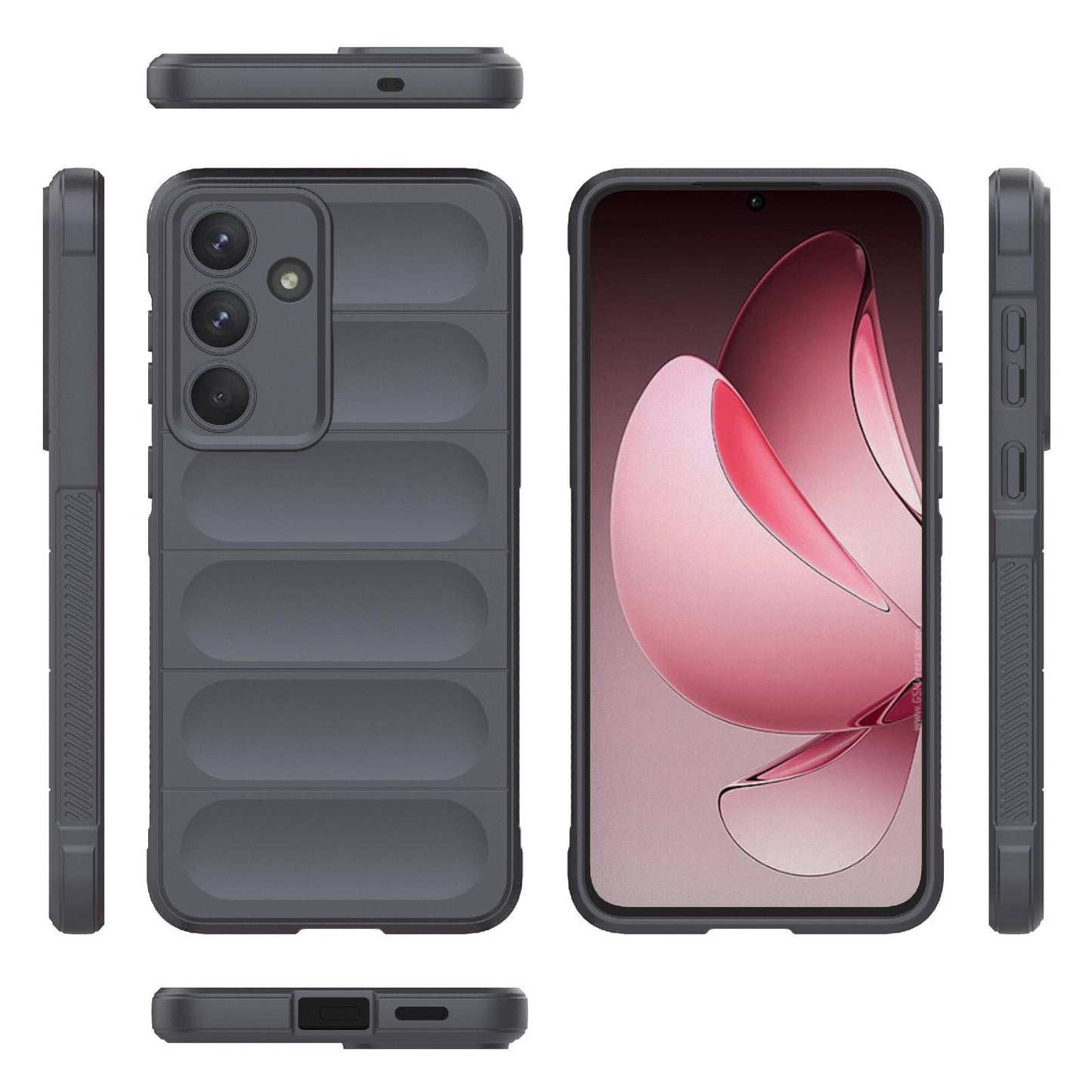 Samsung Galaxy S25 FE 5G Magic Shield TPU + Flannel Protective Phone Case Cover, Shockproof Scratch Resistant