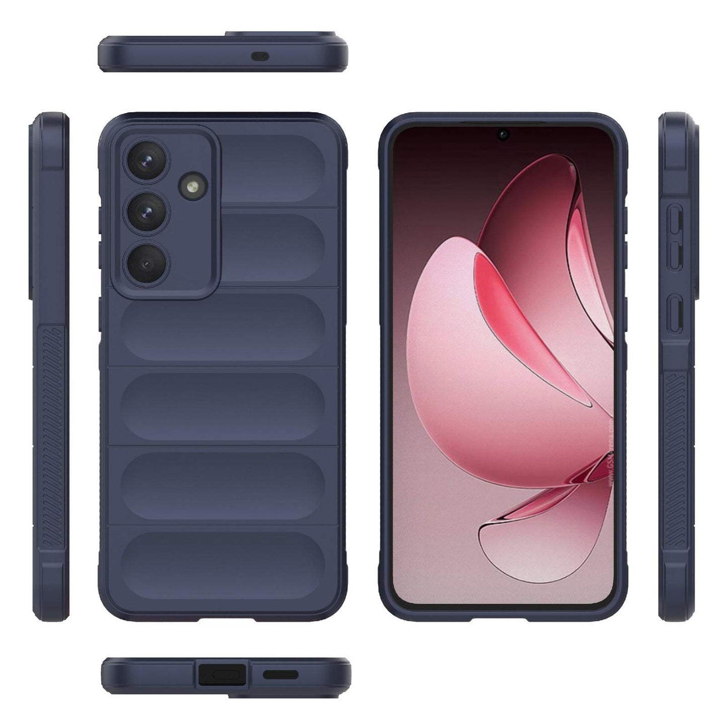 Samsung Galaxy S25 FE 5G Magic Shield TPU + Flannel Protective Phone Case Cover, Shockproof Scratch Resistant