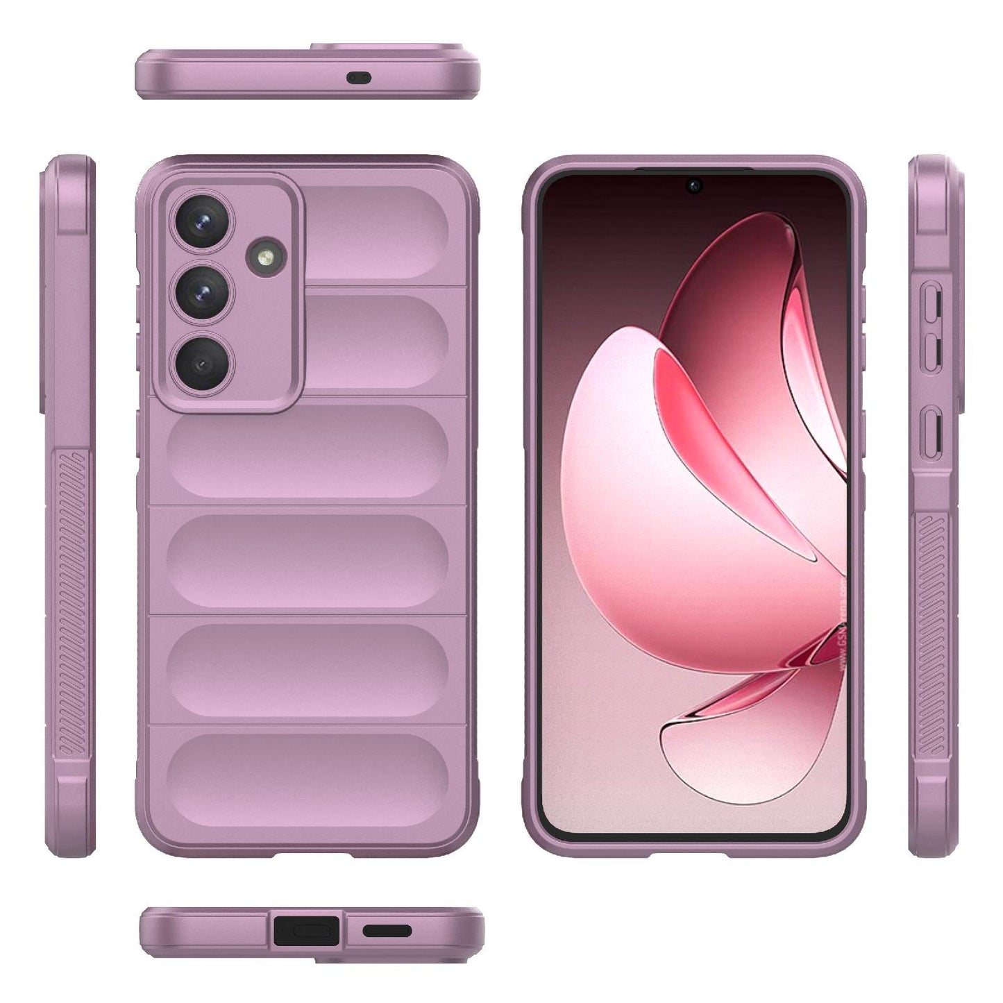 Samsung Galaxy S25 FE 5G Magic Shield TPU + Flannel Protective Phone Case Cover, Shockproof Scratch Resistant