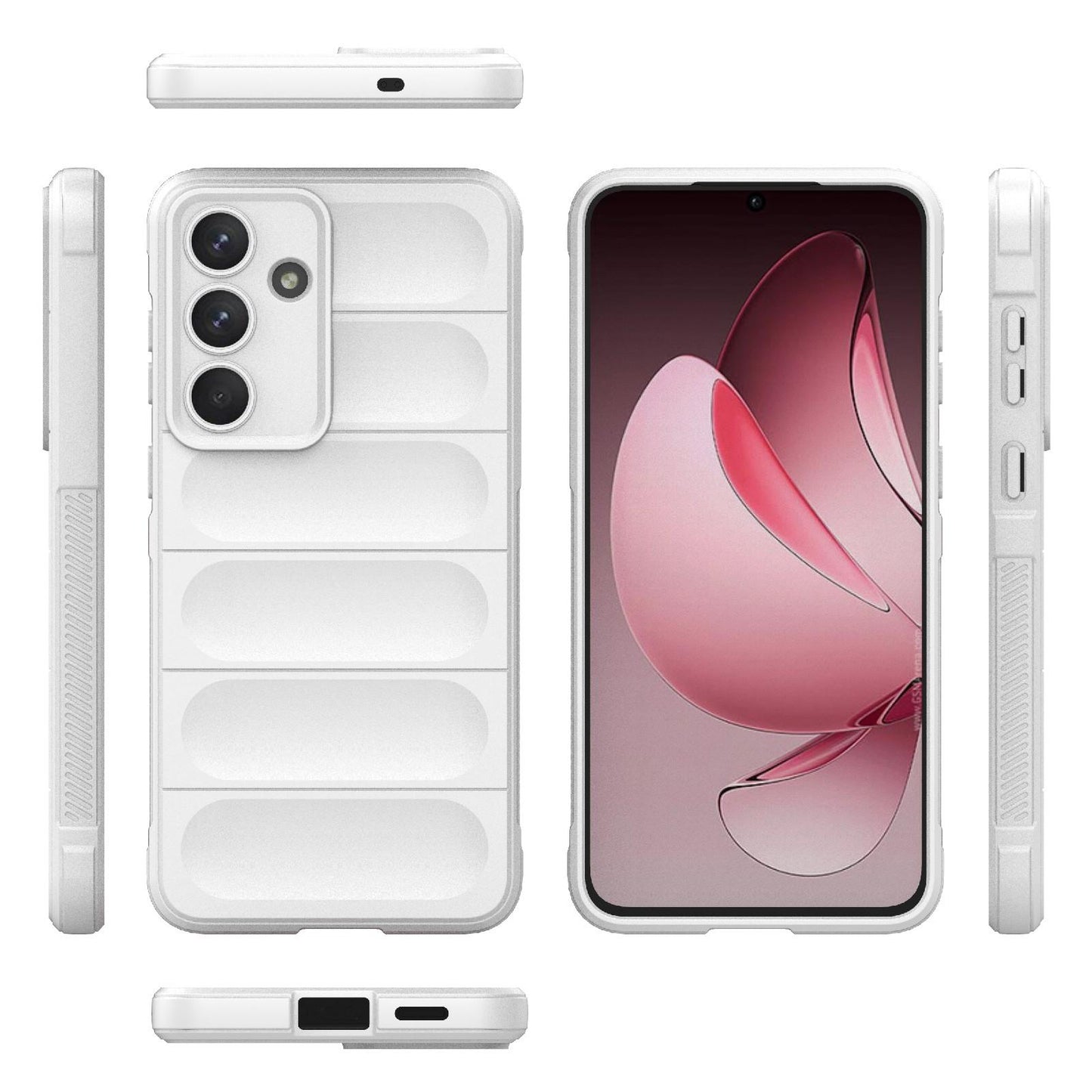Samsung Galaxy S25 FE 5G Magic Shield TPU + Flannel Protective Phone Case Cover, Shockproof Scratch Resistant