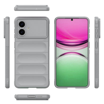 Samsung Galaxy S26 Edge 5G Magic Shield TPU + Flannel Protective Phone Case Cover, Shockproof Scratch Resistant