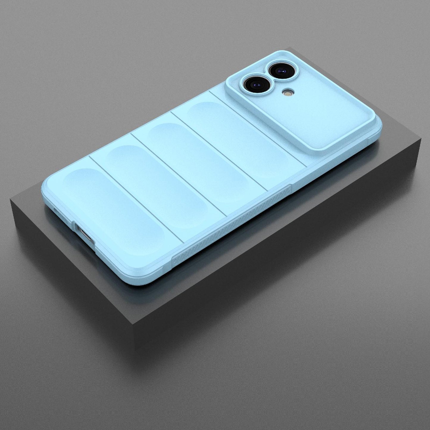 Samsung Galaxy S26 Edge 5G Magic Shield TPU + Flannel Protective Phone Case Cover, Shockproof Scratch Resistant