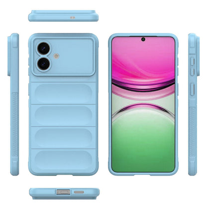 Samsung Galaxy S26 Edge 5G Magic Shield TPU + Flannel Protective Phone Case Cover, Shockproof Scratch Resistant