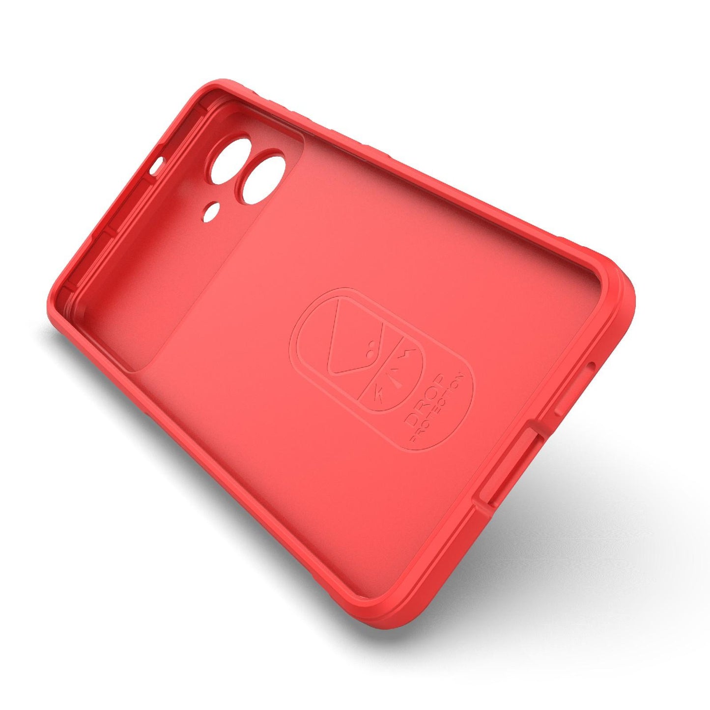 Samsung Galaxy S26 Edge 5G Magic Shield TPU + Flannel Protective Phone Case Cover, Shockproof Scratch Resistant