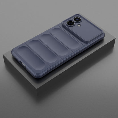 Samsung Galaxy S26 Edge 5G Magic Shield TPU + Flannel Protective Phone Case Cover, Shockproof Scratch Resistant