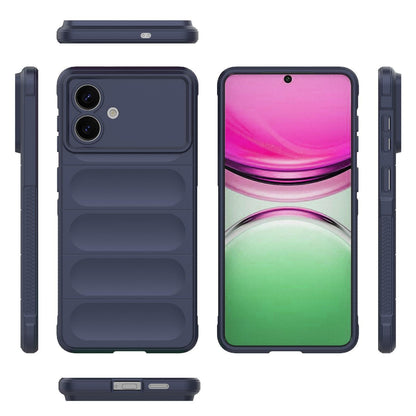 Samsung Galaxy S26 Edge 5G Magic Shield TPU + Flannel Protective Phone Case Cover, Shockproof Scratch Resistant