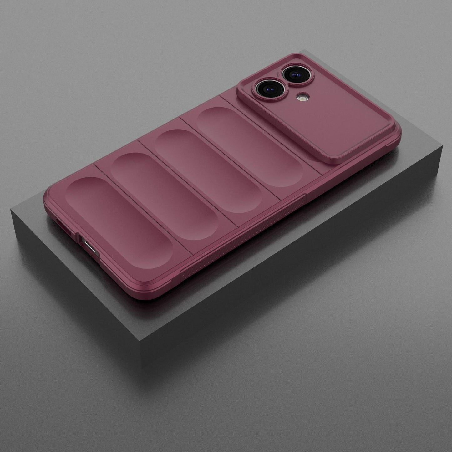 Samsung Galaxy S26 Edge 5G Magic Shield TPU + Flannel Protective Phone Case Cover, Shockproof Scratch Resistant