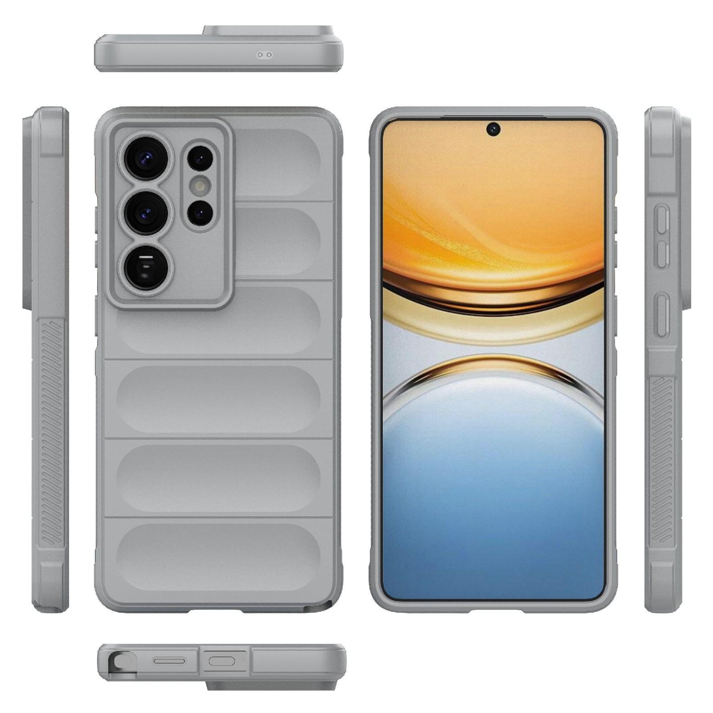 Samsung Galaxy S26 Ultra 5G Magic Shield TPU + Flannel Protective Phone Case Cover, Shockproof Scratch Resistant