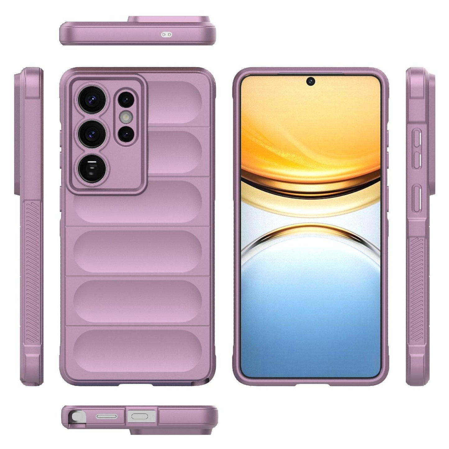 Samsung Galaxy S26 Ultra 5G Magic Shield TPU + Flannel Protective Phone Case Cover, Shockproof Scratch Resistant