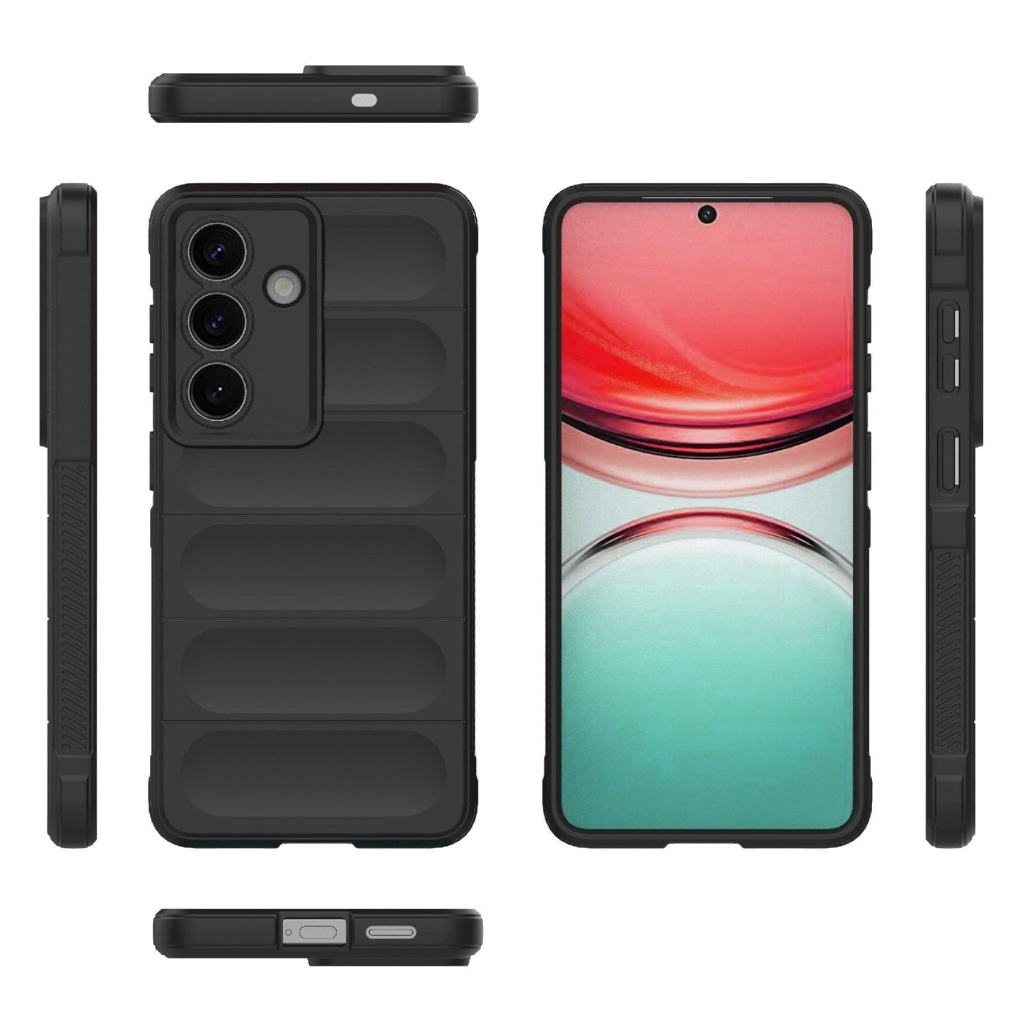 Samsung Galaxy S26 5G Magic Shield TPU + Flannel Protective Phone Case Cover, Shockproof Scratch Resistant