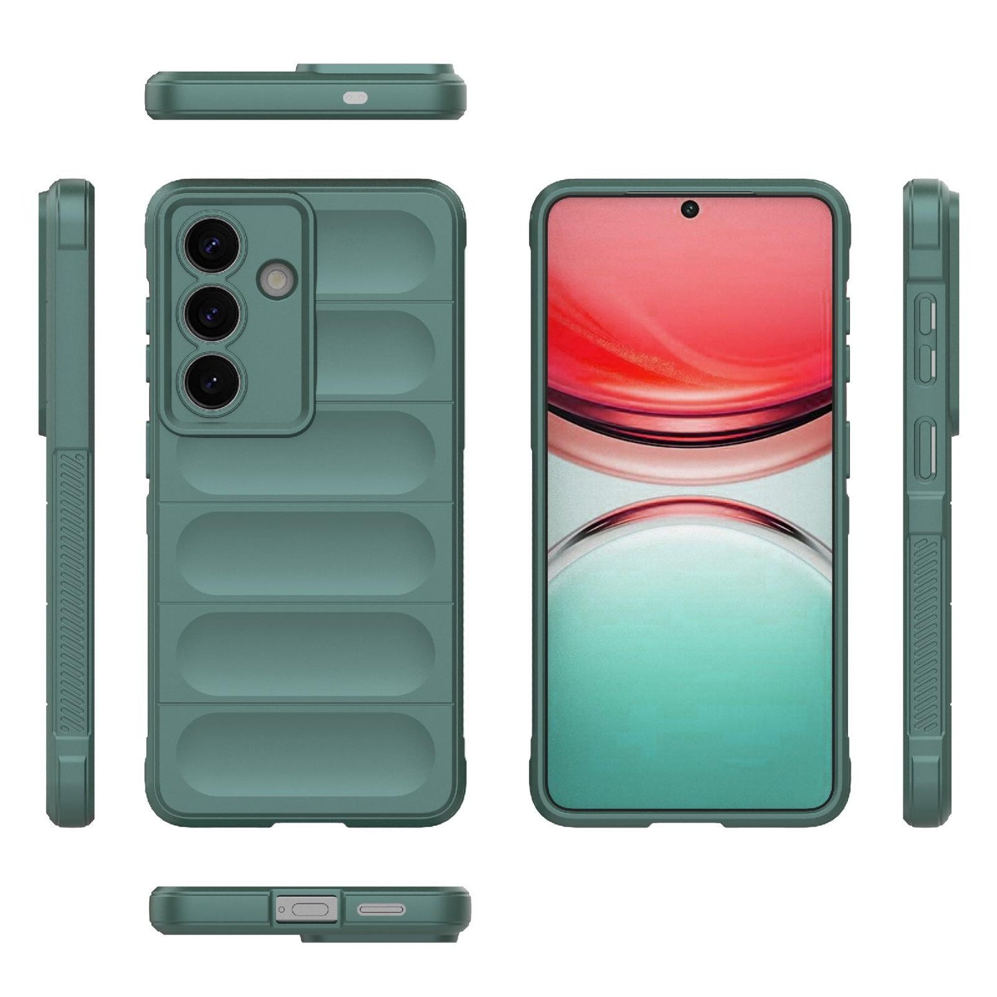 Samsung Galaxy S26 5G Magic Shield TPU + Flannel Protective Phone Case Cover, Shockproof Scratch Resistant
