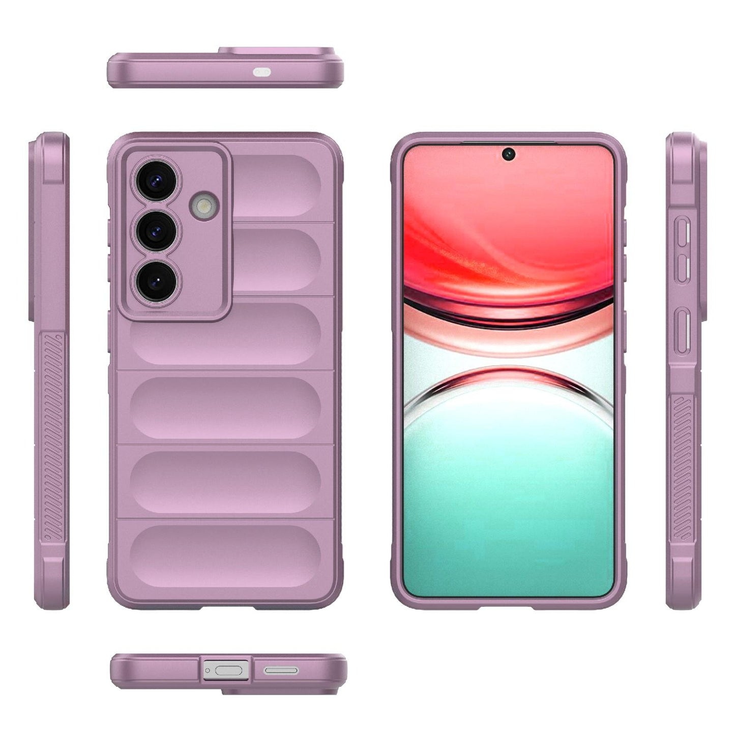 Samsung Galaxy S26 5G Magic Shield TPU + Flannel Protective Phone Case Cover, Shockproof Scratch Resistant