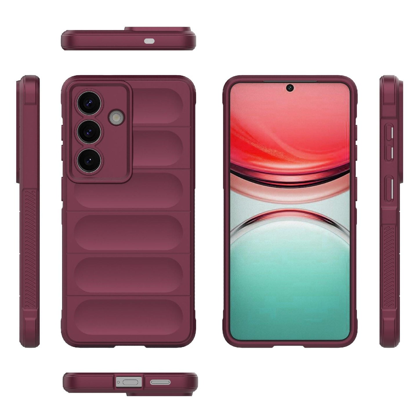 Samsung Galaxy S26 5G Magic Shield TPU + Flannel Protective Phone Case Cover, Shockproof Scratch Resistant