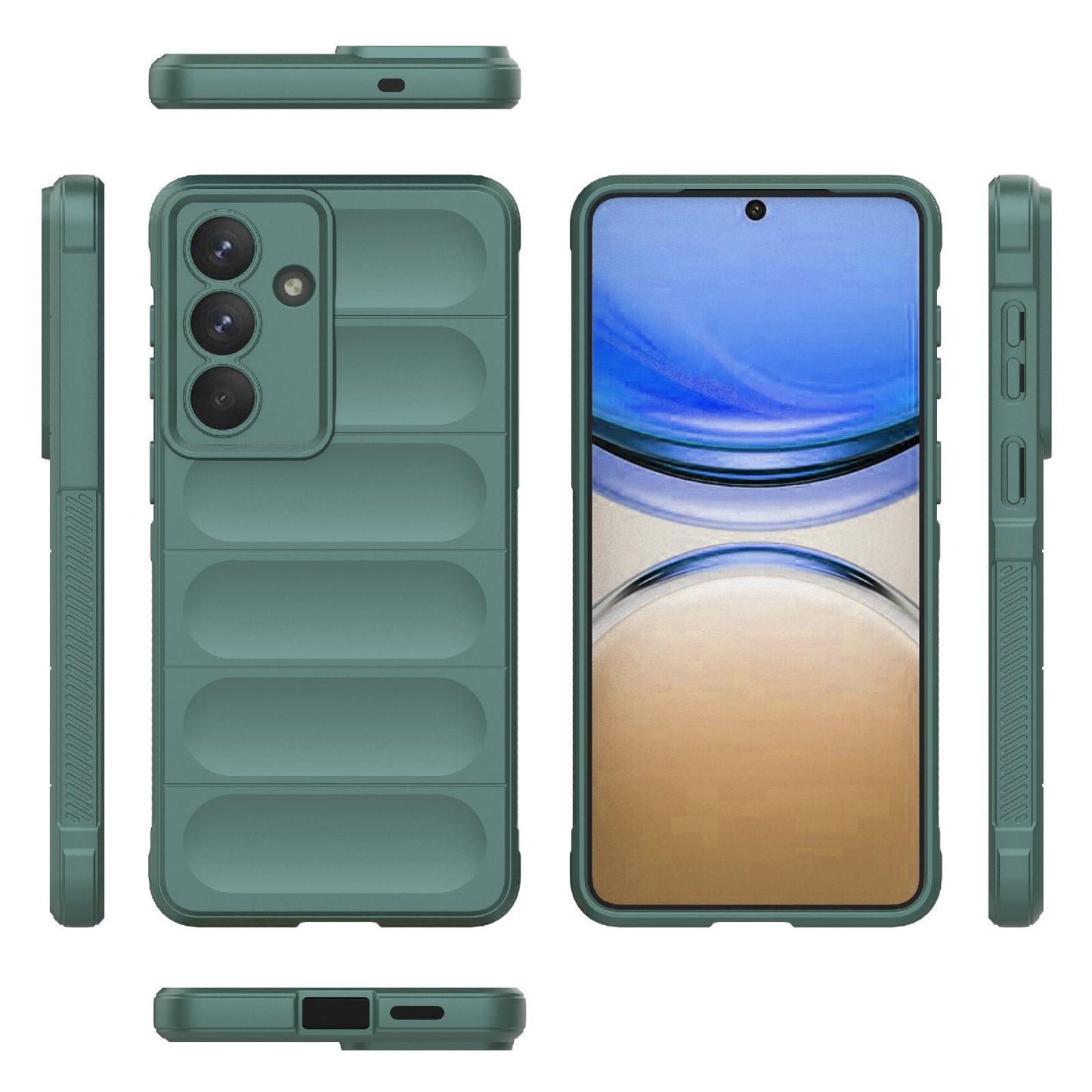 Samsung Galaxy S26+ 5G Magic Shield TPU + Flannel Protective Phone Case Cover, Shockproof Scratch Resistant