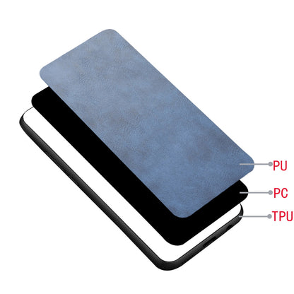 Samsung Galaxy M54 5G Cow Pattern Sewing Back Cover Phone Case - Premium PU Leather Texture PC + TPU Shockproof Protective Case, Scratch Resistant Slim Lightweight Anti-Fingerprint Full Coverage Mobile Cover