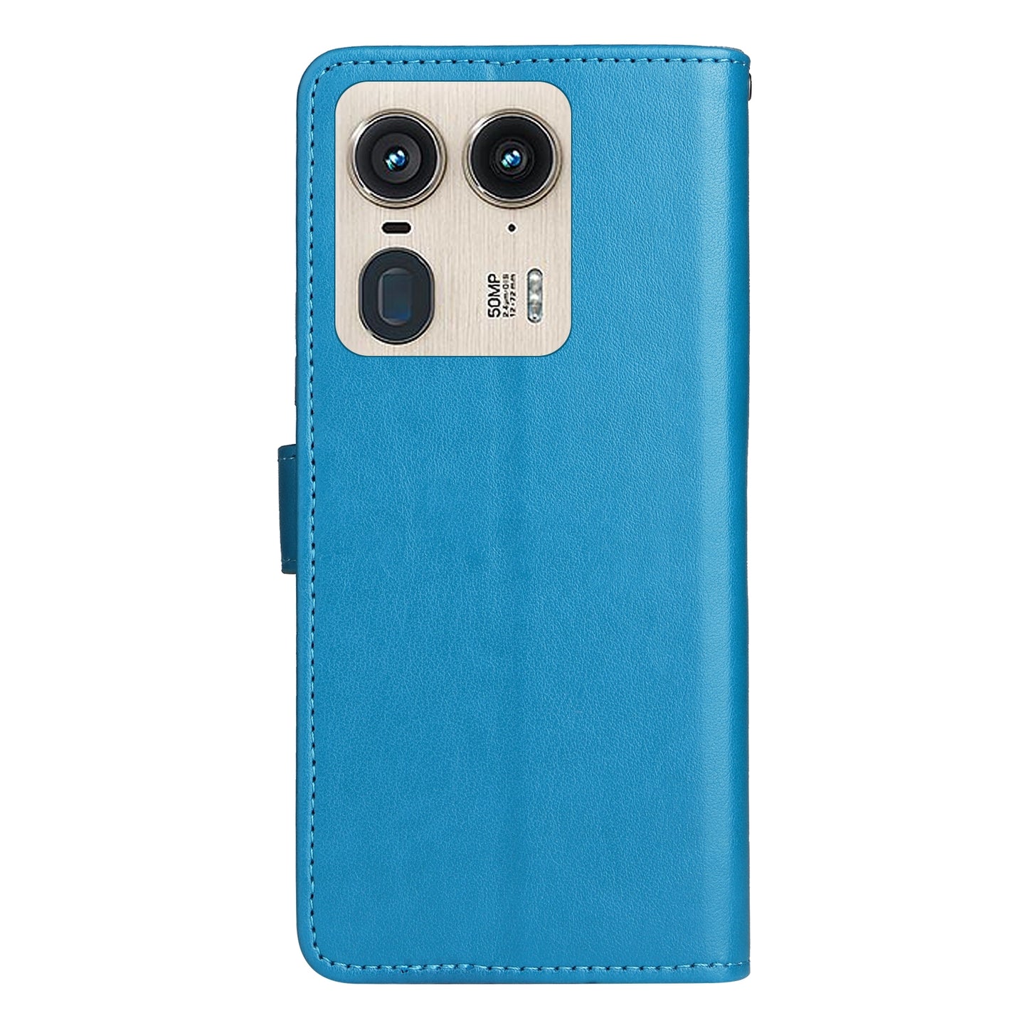 For Motorola Edge 50 Ultra Cat and Bee Embossed Flip Leather Phone Case Wallet Cover with Card Slots Cash Pocket Magnetic Stand Protective Shockproof TPU PU Leather Case with Wrist Strap
