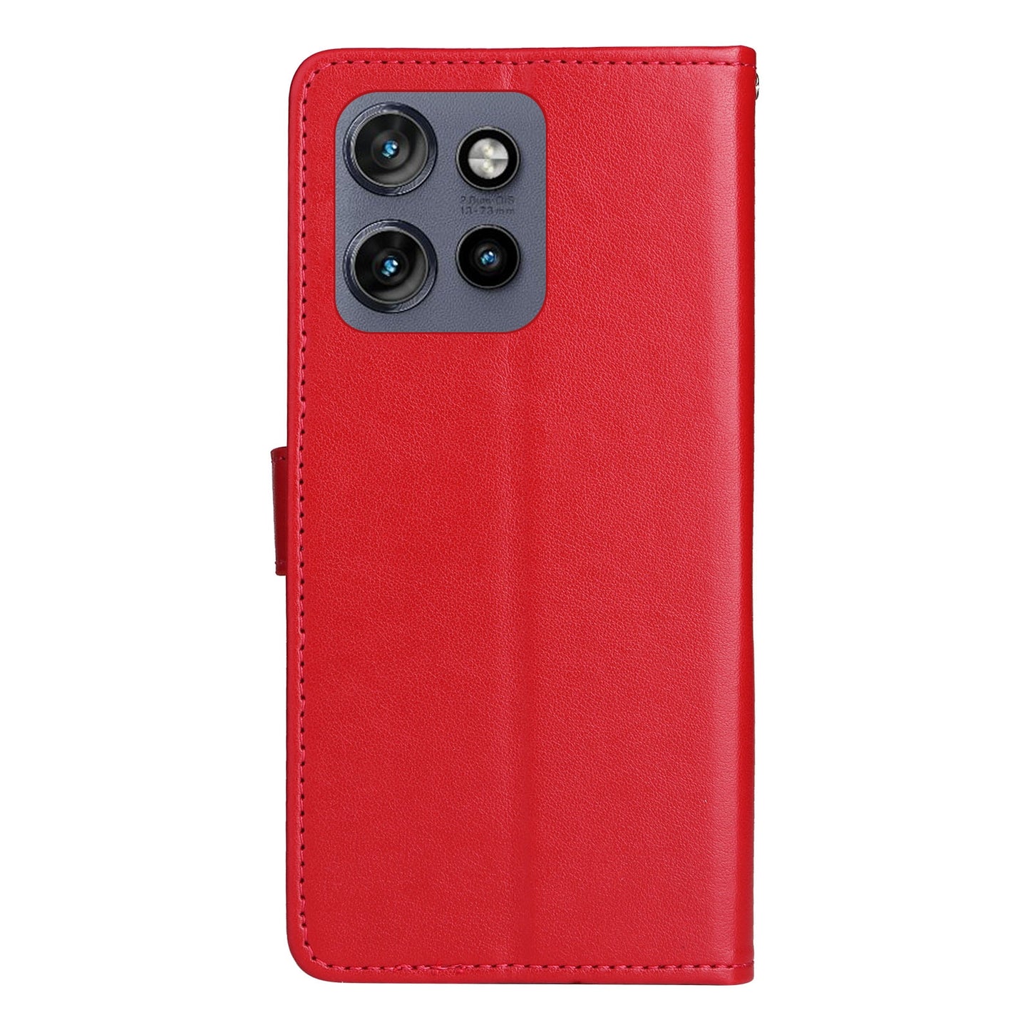 For Motorola Edge 50 Neo Cat and Bee Embossed Flip Leather Phone Case Wallet Cover with Card Slots Cash Pocket Magnetic Stand Protective Shockproof TPU PU Leather Case with Wrist Strap