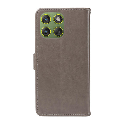 For Motorola Edge 70 5G Cat and Bee Embossed Flip Leather Phone Case Wallet Cover with Card Slots Cash Pocket Magnetic Stand Protective Shockproof TPU PU Leather Case with Wrist Strap