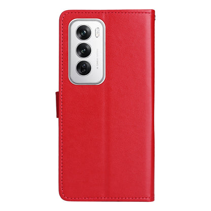 For OPPO Reno12 5G Cat and Bee Embossed Flip Leather Phone Case Wallet Cover with Card Slots Cash Pocket Magnetic Stand Protective Shockproof TPU PU Leather Case with Wrist Strap