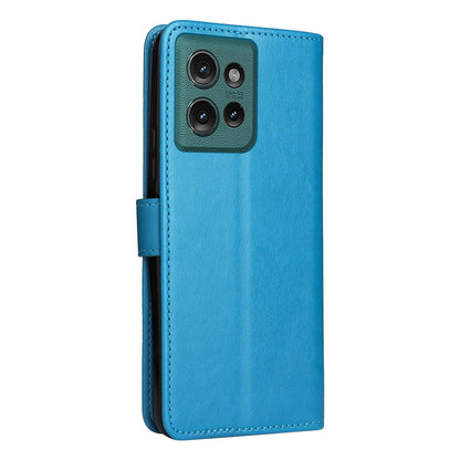 For OPPO A40 4G Cat and Bee Embossed Flip Leather Phone Case Wallet Cover with Card Slots Cash Pocket Magnetic Stand Protective Shockproof TPU PU Leather Case with Wrist Strap