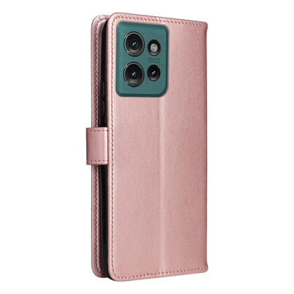 For OPPO A40 4G Cat and Bee Embossed Flip Leather Phone Case Wallet Cover with Card Slots Cash Pocket Magnetic Stand Protective Shockproof TPU PU Leather Case with Wrist Strap