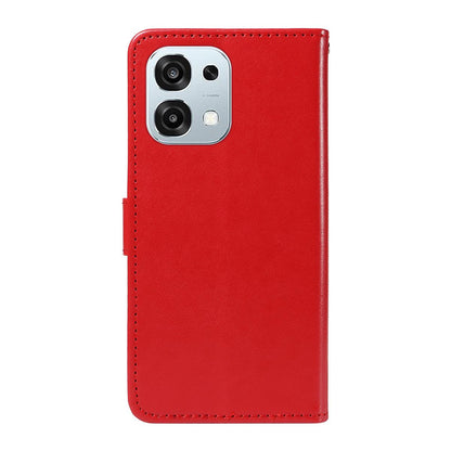 For OPPO A6 Pro 5G Cat and Bee Embossed Flip Leather Phone Case Wallet Cover with Card Slots Cash Pocket Magnetic Stand Protective Shockproof TPU PU Leather Case with Wrist Strap