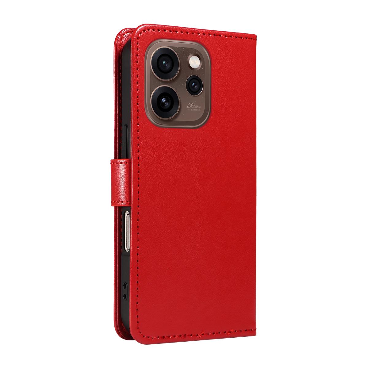 For OPPO Reno15 5G Cat and Bee Embossed Flip Leather Phone Case Wallet Cover with Card Slots Cash Pocket Magnetic Stand Protective Shockproof TPU PU Leather Case with Wrist Strap