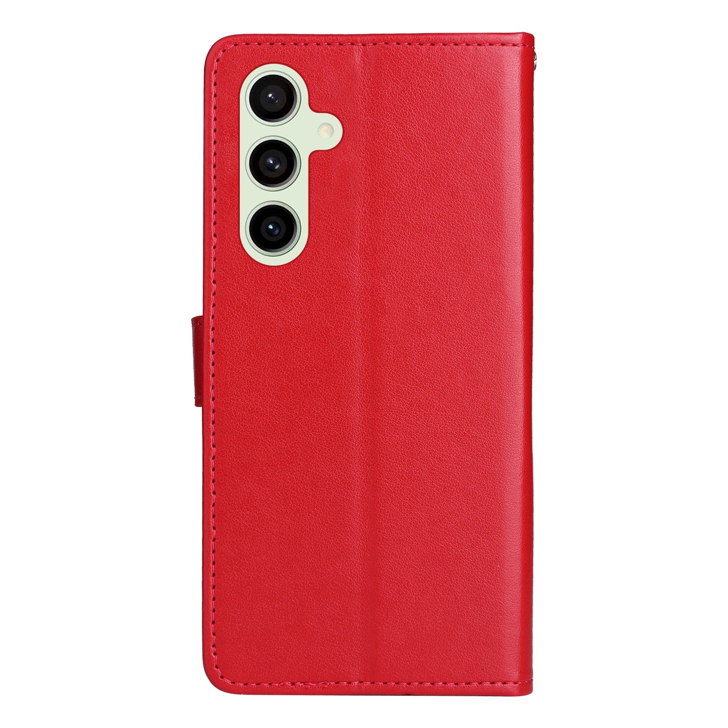 For Samsung Galaxy S24 FE 5G Cat and Bee Embossed Flip Leather Phone Case Wallet Cover with Card Slots Cash Pocket Magnetic Stand Protective Shockproof TPU PU Leather Case with Wrist Strap