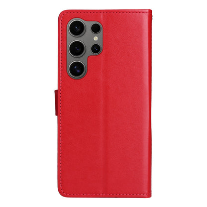 For Samsung Galaxy S25 Ultra 5G Cat and Bee Embossed Flip Leather Phone Case Wallet Cover with Card Slots Cash Pocket Magnetic Stand Protective Shockproof TPU PU Leather Case with Wrist Strap