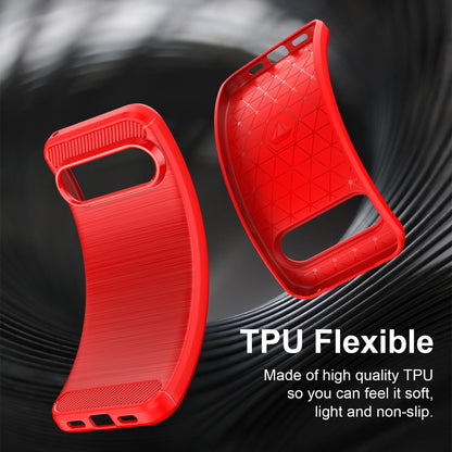 Google Pixel 11 Pro XL Carbon Fiber Brushed Texture TPU Protective Phone Case Shockproof Slim Cover