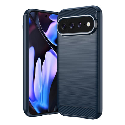 Google Pixel 11 Pro XL Carbon Fiber Brushed Texture TPU Protective Phone Case Shockproof Slim Cover