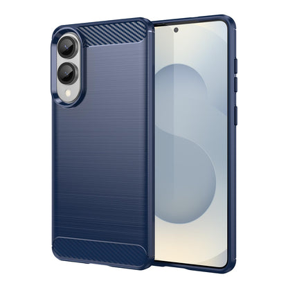 Samsung Galaxy S25 Edge 5G Carbon Fibre Brushed Texture TPU Protective Phone Case Shockproof Slim Cover