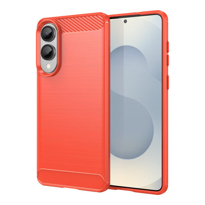 Samsung Galaxy S25 Edge 5G Carbon Fibre Brushed Texture TPU Protective Phone Case Shockproof Slim Cover
