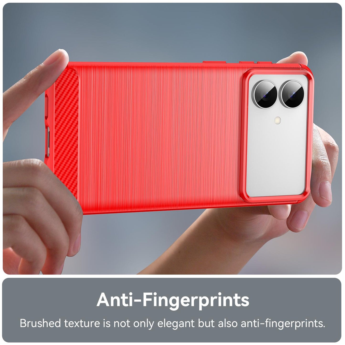 Samsung Galaxy S26 Edge 5G Carbon Fiber Brushed Texture TPU Protective Phone Case Shockproof Slim Cover