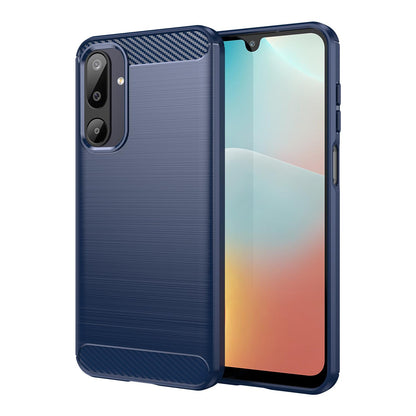 Samsung Galaxy M16 5G Carbon Fibre Brushed Texture TPU Protective Phone Case Shockproof Slim Cover