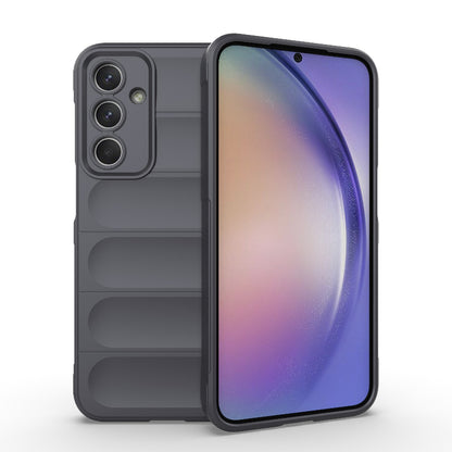 Samsung Galaxy M35 Magic Shield TPU + Flannel Protective Phone Case Cover, Shockproof Scratch Resistant