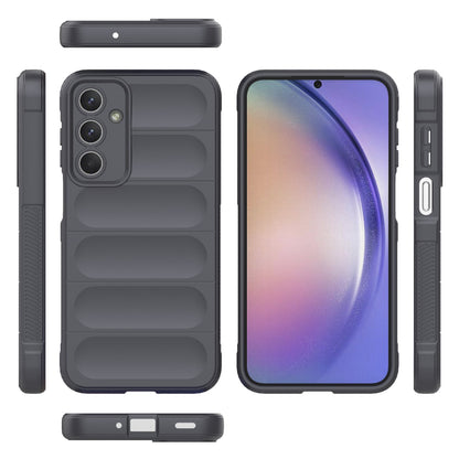 Samsung Galaxy M35 Magic Shield TPU + Flannel Protective Phone Case Cover, Shockproof Scratch Resistant