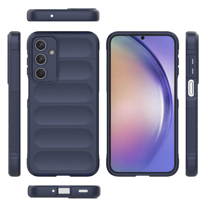 Samsung Galaxy M35 Magic Shield TPU + Flannel Protective Phone Case Cover, Shockproof Scratch Resistant