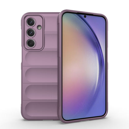 Samsung Galaxy M35 Magic Shield TPU + Flannel Protective Phone Case Cover, Shockproof Scratch Resistant