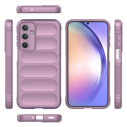 Samsung Galaxy M35 Magic Shield TPU + Flannel Protective Phone Case Cover, Shockproof Scratch Resistant