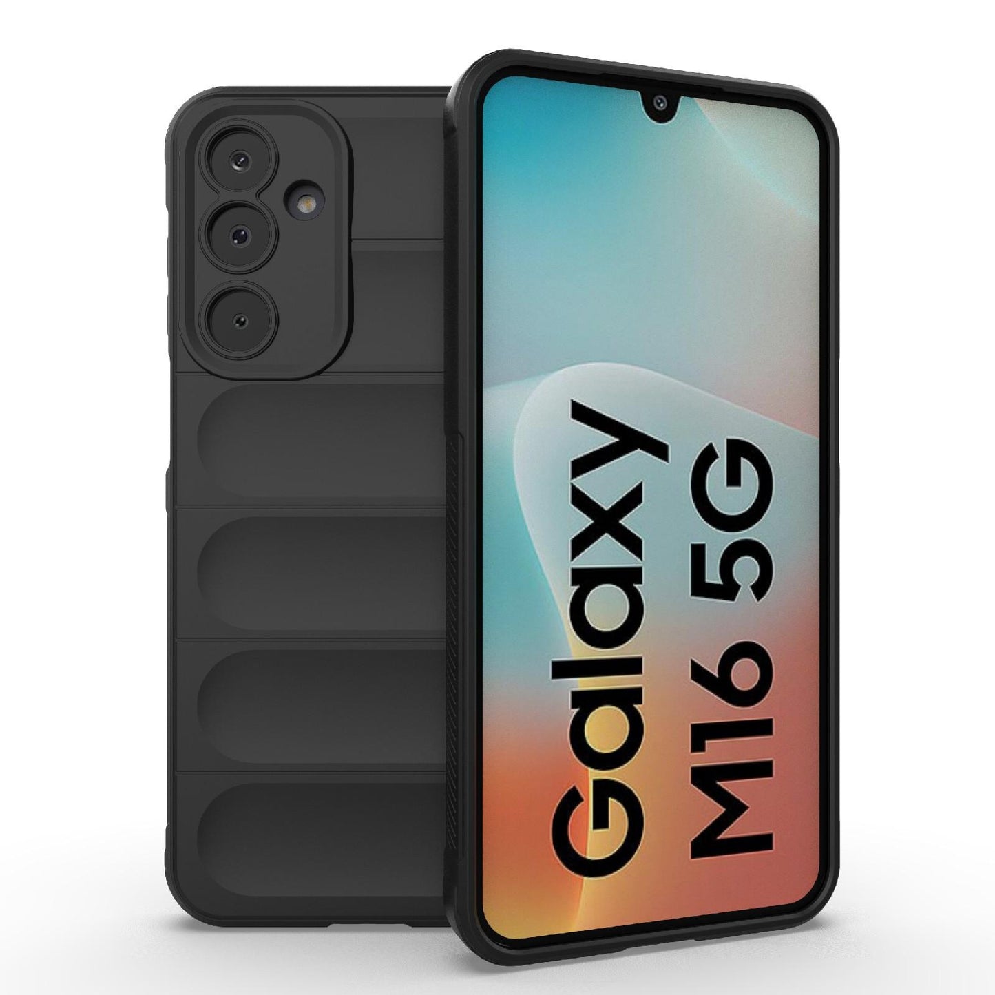 Samsung Galaxy M16 5G Magic Shield TPU + Flannel Protective Phone Case Cover, Shockproof Scratch Resistant