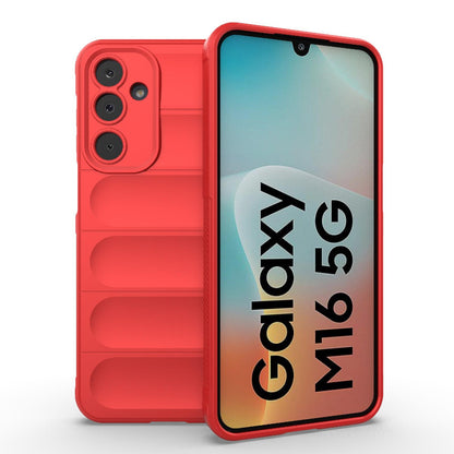 Samsung Galaxy M16 5G Magic Shield TPU + Flannel Protective Phone Case Cover, Shockproof Scratch Resistant