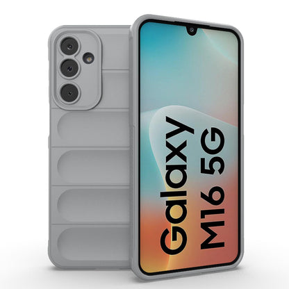 Samsung Galaxy M16 5G Magic Shield TPU + Flannel Protective Phone Case Cover, Shockproof Scratch Resistant