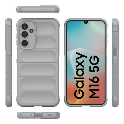 Samsung Galaxy M16 5G Magic Shield TPU + Flannel Protective Phone Case Cover, Shockproof Scratch Resistant