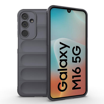 Samsung Galaxy M16 5G Magic Shield TPU + Flannel Protective Phone Case Cover, Shockproof Scratch Resistant