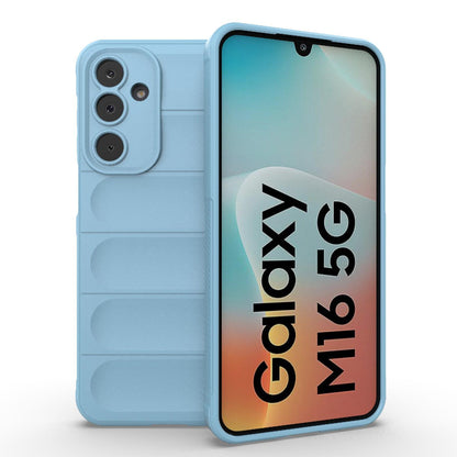 Samsung Galaxy M16 5G Magic Shield TPU + Flannel Protective Phone Case Cover, Shockproof Scratch Resistant
