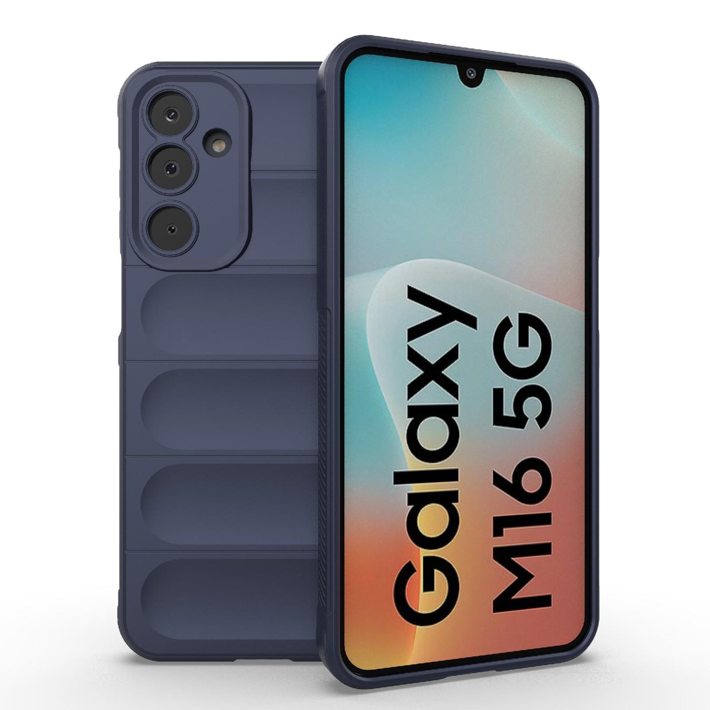 Samsung Galaxy M16 5G Magic Shield TPU + Flannel Protective Phone Case Cover, Shockproof Scratch Resistant