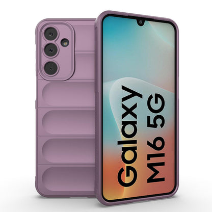 Samsung Galaxy M16 5G Magic Shield TPU + Flannel Protective Phone Case Cover, Shockproof Scratch Resistant